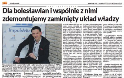 M. Małkowski w gazecie Bolec.info