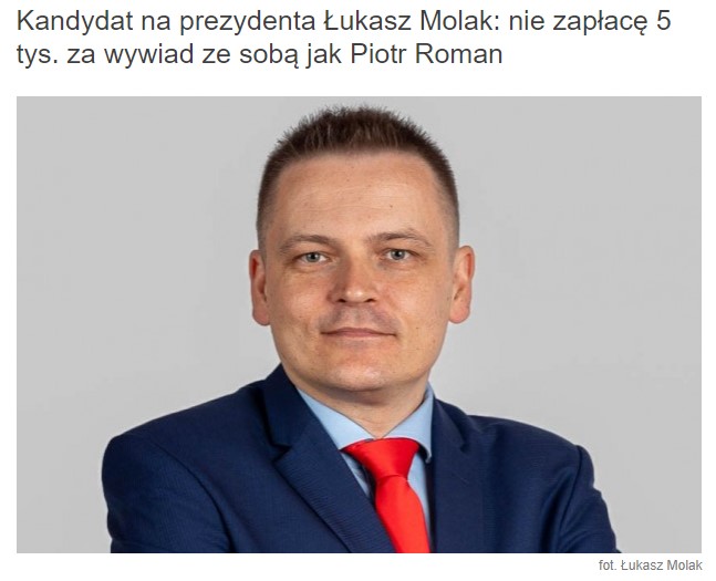 Łukasz Molak w Istotne.pl